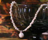 Freshwater Pearl Zircon Necklace