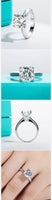Moissanite Engagement Wedding Ring