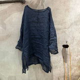 Women Summer Ramie Shirt