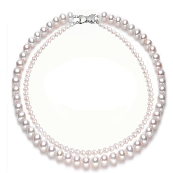 Classic  Double Pearl Necklace