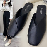 Female Summer Elegant Toe Flat Slippers