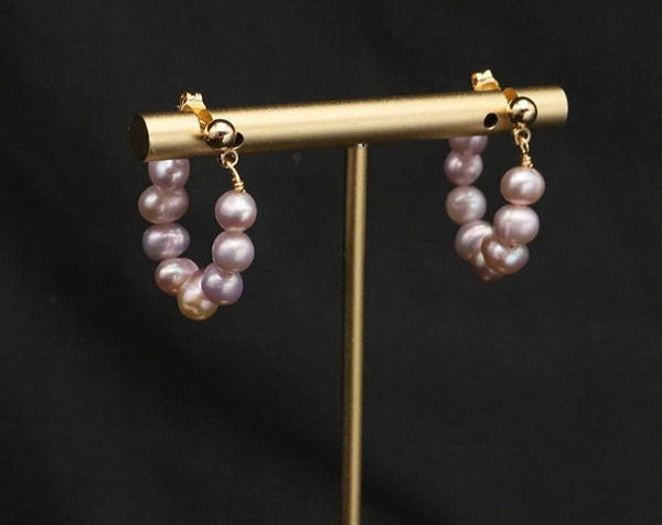 Natural  Pearl Earrings For Women