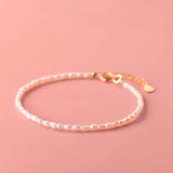 Freshwater Pearl Mini Rice Shape Bracelet