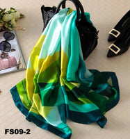 luxury women scarf summer silk scarves shawls lady wraps soft pashimina female Echarpe Designer beach stole bandana