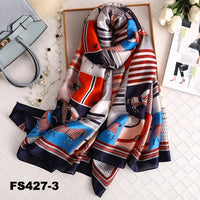 luxury women scarf summer silk scarves shawls lady wraps soft pashimina female Echarpe Designer beach stole bandana