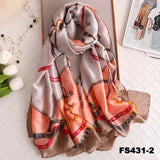 luxury women scarf summer silk scarves shawls lady wraps soft pashimina female Echarpe Designer beach stole bandana