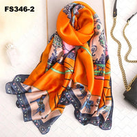 luxury women scarf summer silk scarves shawls lady wraps soft pashimina female Echarpe Designer beach stole bandana