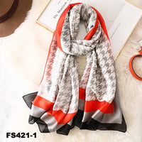luxury women scarf summer silk scarves shawls lady wraps soft pashimina female Echarpe Designer beach stole bandana