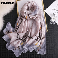 luxury women scarf summer silk scarves shawls lady wraps soft pashimina female Echarpe Designer beach stole bandana