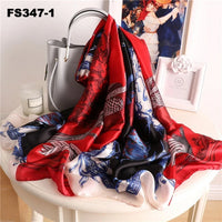 luxury women scarf summer silk scarves shawls lady wraps soft pashimina female Echarpe Designer beach stole bandana