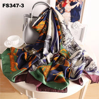 luxury women scarf summer silk scarves shawls lady wraps soft pashimina female Echarpe Designer beach stole bandana