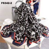 luxury women scarf summer silk scarves shawls lady wraps soft pashimina female Echarpe Designer beach stole bandana