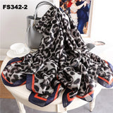 luxury women scarf summer silk scarves shawls lady wraps soft pashimina female Echarpe Designer beach stole bandana