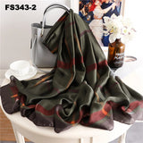 luxury women scarf summer silk scarves shawls lady wraps soft pashimina female Echarpe Designer beach stole bandana