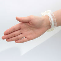 7piece/lot Ribbon Rose Silk Bow Wrist Corsage Bridesmaid Bracelet Flower Hand Wedding Pearl Crystal Flowers On The Wrist PartyHE