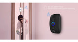 Home Security Welcome Wireless Doorbell Smart Chimes Doorbell Alarm LED light 32 Songs with Waterproof Touch Button
