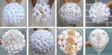8 styles new white wedding bride holding flowers artificial bouquet ribbon rhinestone pearl bouquet decoration bride groom dance