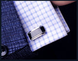 Jewelry shirt cufflink for mens designer Brand Black Cuff link french Button High Quality Luxury Wedding male guests