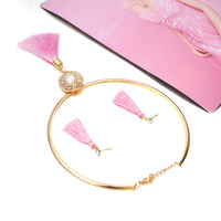 Nigerian Wedding Bridal Jewelry Sets Crystal Tassel Necklace & Pendant Women Statement Collar Water Drop Jewelry Sets