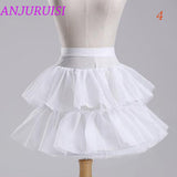 Flower Girls Underskirt Cosplay Party Short Dress Petticoat Lolita Petticoat Ballet Tutu Skirt Rockabilly Crinoline