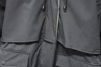 Winter Jacket Women Large Natural Fox Fur White Duck Down Coat Thick Parkas Warm Sash Tie Up Zipper Down Snow Outerwear