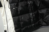 Winter Jacket Women Large Natural Fox Fur White Duck Down Coat Thick Parkas Warm Sash Tie Up Zipper Down Snow Outerwear