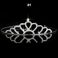 Wedding Bridal Bridesmaid Tiara Crown Headband Heart Girls Love Crystal Rhinestone Jewelry hair Accessories Bride Head Ornament
