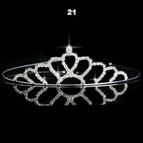 Wedding Bridal Bridesmaid Tiara Crown Headband Heart Girls Love Crystal Rhinestone Jewelry hair Accessories Bride Head Ornament