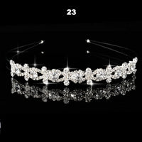 Wedding Bridal Bridesmaid Tiara Crown Headband Heart Girls Love Crystal Rhinestone Jewelry hair Accessories Bride Head Ornament