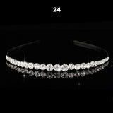 Wedding Bridal Bridesmaid Tiara Crown Headband Heart Girls Love Crystal Rhinestone Jewelry hair Accessories Bride Head Ornament
