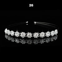 Wedding Bridal Bridesmaid Tiara Crown Headband Heart Girls Love Crystal Rhinestone Jewelry hair Accessories Bride Head Ornament