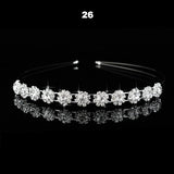 Wedding Bridal Bridesmaid Tiara Crown Headband Heart Girls Love Crystal Rhinestone Jewelry hair Accessories Bride Head Ornament