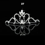 Wedding Bridal Bridesmaid Tiara Crown Headband Heart Girls Love Crystal Rhinestone Jewelry hair Accessories Bride Head Ornament