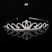 Wedding Bridal Bridesmaid Tiara Crown Headband Heart Girls Love Crystal Rhinestone Jewelry hair Accessories Bride Head Ornament