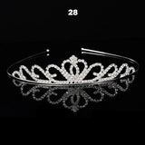 Wedding Bridal Bridesmaid Tiara Crown Headband Heart Girls Love Crystal Rhinestone Jewelry hair Accessories Bride Head Ornament
