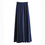 Casual Satin Flare Maxi Wide Leg Pants Women High Waist Solid Thin Loose Chiffon Trousers Summer  Skirt Pants