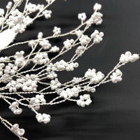 New Design Handmade Crystal Wedding Hair Accessories Tiara Headband Headpiece Simulated Pearl Bridal Hair Jewelry