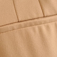 suit pants woman high waist pants sashes pockets office ladies pants fashion middle aged pink yellow pants
