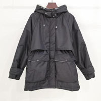 Winter Jacket Women Large Natural Fox Fur White Duck Down Coat Thick Parkas Warm Sash Tie Up Zipper Down Snow Outerwear