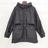 Winter Jacket Women Large Natural Fox Fur White Duck Down Coat Thick Parkas Warm Sash Tie Up Zipper Down Snow Outerwear