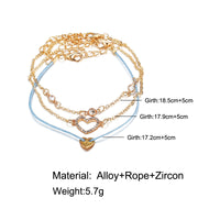30 Styles Bohemian Bracelet Set For women Shell Star Map lotus pineapple Heart Natural stone Beads chains Bangle Boho Jewelry