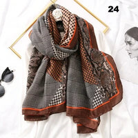 Autumn winter women beach quality shawl cotton scarf lady fashion scarves bandana pashmina wrap hijab muffler