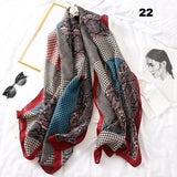 Autumn winter women beach quality shawl cotton scarf lady fashion scarves bandana pashmina wrap hijab muffler
