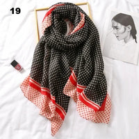 Autumn winter women beach quality shawl cotton scarf lady fashion scarves bandana pashmina wrap hijab muffler