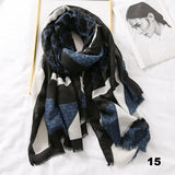 Autumn winter women beach quality shawl cotton scarf lady fashion scarves bandana pashmina wrap hijab muffler