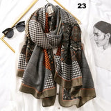 Autumn winter women beach quality shawl cotton scarf lady fashion scarves bandana pashmina wrap hijab muffler