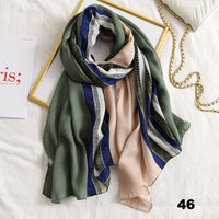 Autumn winter women beach quality shawl cotton scarf lady fashion scarves bandana pashmina wrap hijab muffler