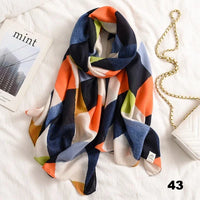 Autumn winter women beach quality shawl cotton scarf lady fashion scarves bandana pashmina wrap hijab muffler