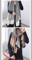Autumn winter women beach quality shawl cotton scarf lady fashion scarves bandana pashmina wrap hijab muffler