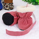 4pcs Pet Dog Shoes Waterproof Winter Dog Boots Socks Anti-slip Puppy Cat Rain Snow Booties Footwear For Small Dogs Chihuahua